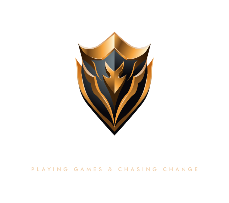 TARIS RESH gold shield crest - Playing Games & Chasing Change